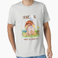 Home Is Where My Plants Are - Positive Affirmation Tee for Anxiety Support by TZehrfeldPhotos