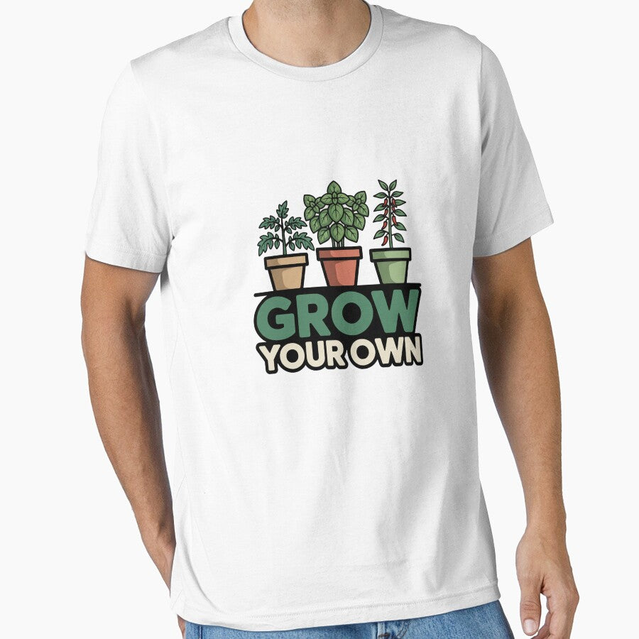 "Trendy Grow Plants T-Shirt – Urban Jungle Botanical Design" by RBToper