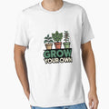 "Trendy Grow Plants T-Shirt – Urban Jungle Botanical Design" by RBToper