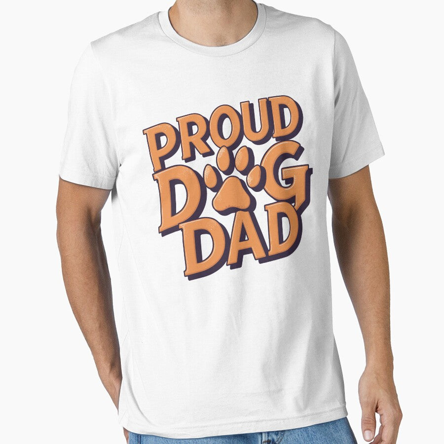 Proud Dog Dad Gift Idea Dog Lover by Quirky Shirts