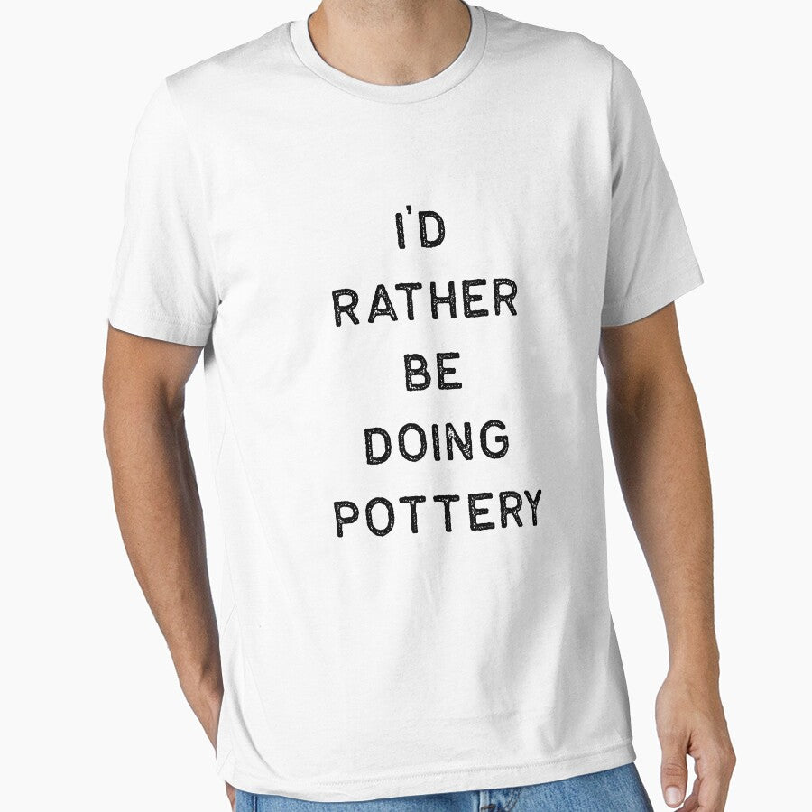Pottery Design Rather Be Doing Dark Clay Ceramics Artist Clay Funny Gift by threadsmonkey