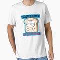 Toasted Kitten Adorable Kawaii Cat in Bread Slice by mseopr
