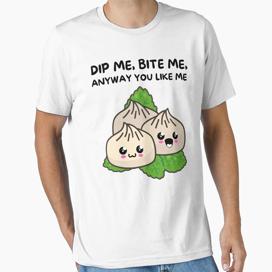 Three cute dumplings in kawaii style by BritishDelights