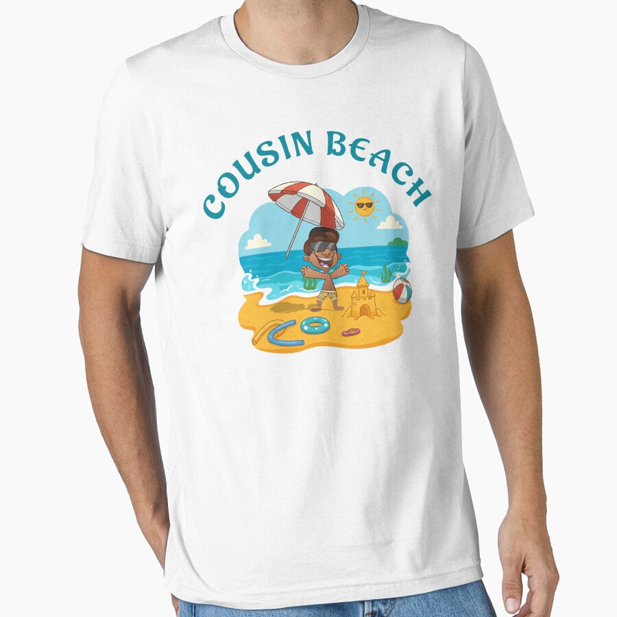 Cousin Beach Fun Summer Design | Cousin Crew Beach Vacation T-Shirt & Sticker by PixelWaveBD