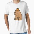 Chill Capybara with Orange Yuzu Fruit by mseopr