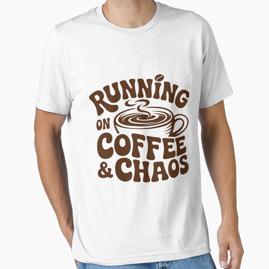Running On Coffee And Chaos – Funny Coffee Design by MozellRoberts