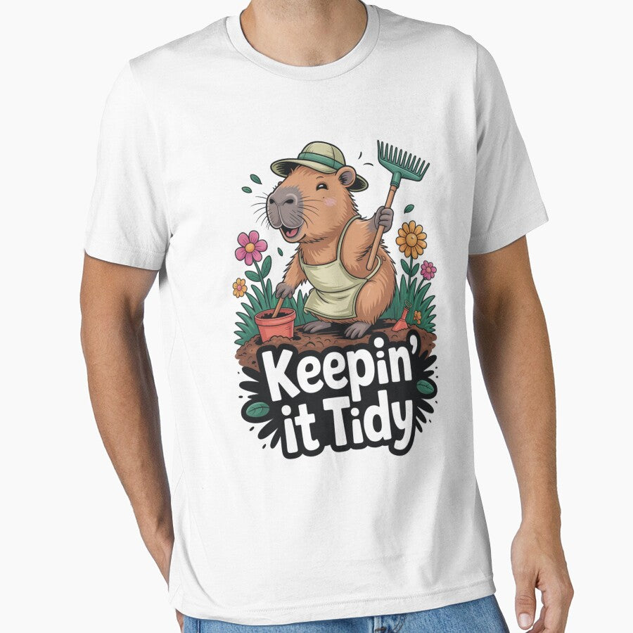 Capybara Chill – Just Chilling Garden Mood by DreamOnShirts