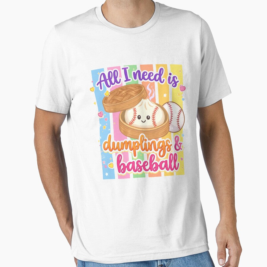 All I Need Is Dumplings & Baseball – Squishy Dumpling Baseball Box Design by EmeraldeaArt