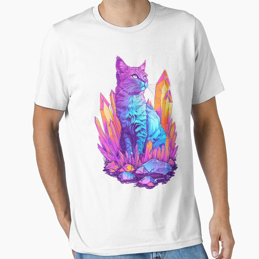 Cat with Crystals by Darmoks-Geeks