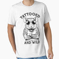 Tattooed And Wild Funny Inked Hamster Animal Tattoo Lover by GrandeDuc