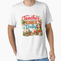 Teacher Off Duty Christmas Break – Festive Teacher Holiday Illustration by affiliatevera10