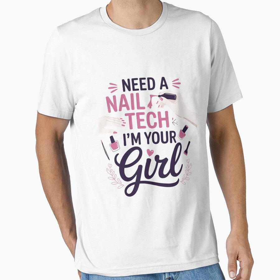 Nail Tech Quote Work Uniform Nail Polish by hettingerchaim