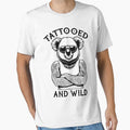 Tattooed And Wild Funny Inked Koala Animal Tattoo Lover by GrandeDuc
