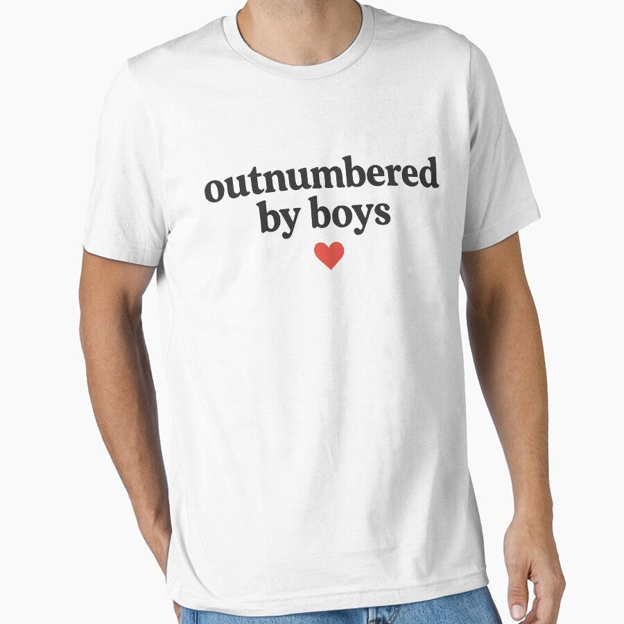 Outnumbered By Boys Funny Boy Mom Motherhood Design by MAHverse