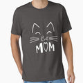 Cute face cat, Cat Nose Classic Active T-Shirt, Cat Mom Classic T-Shirt by vinsamoon