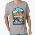 Český Krumlov Vintage Travel Illustration by HomeLivingCo