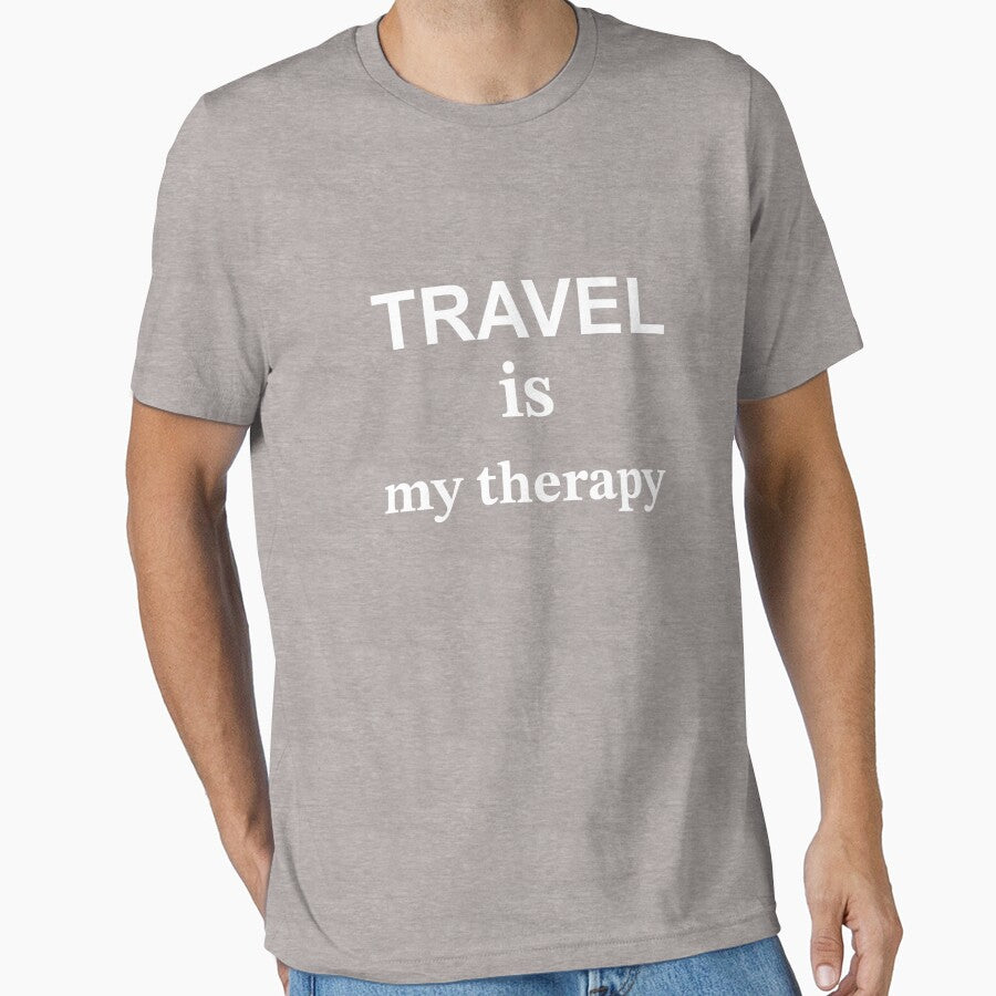 Travel is my therapy-T-shirt by CreationbyNiki
