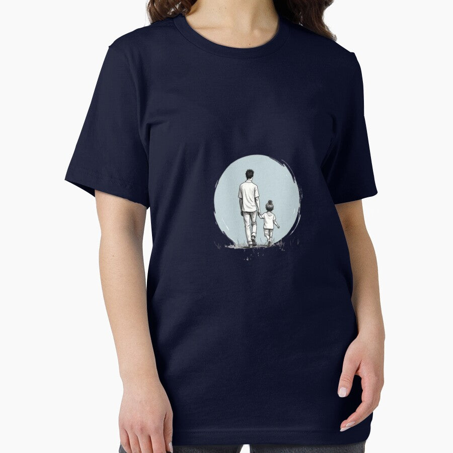 Minimalist Zen Dad - The Aura of Fatherhood by Larams Studio