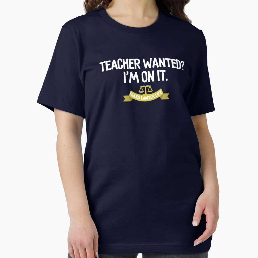 Rules Lawyer Life - Teacher Wanted? I'm on it. by HeartBoardGames