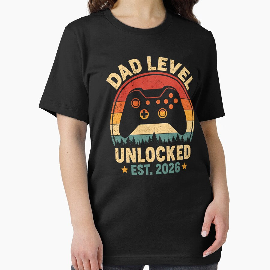 Dad Level Unlocked 2026 Leveled Up To Daddy Video Gamer Dad by Naviiraart