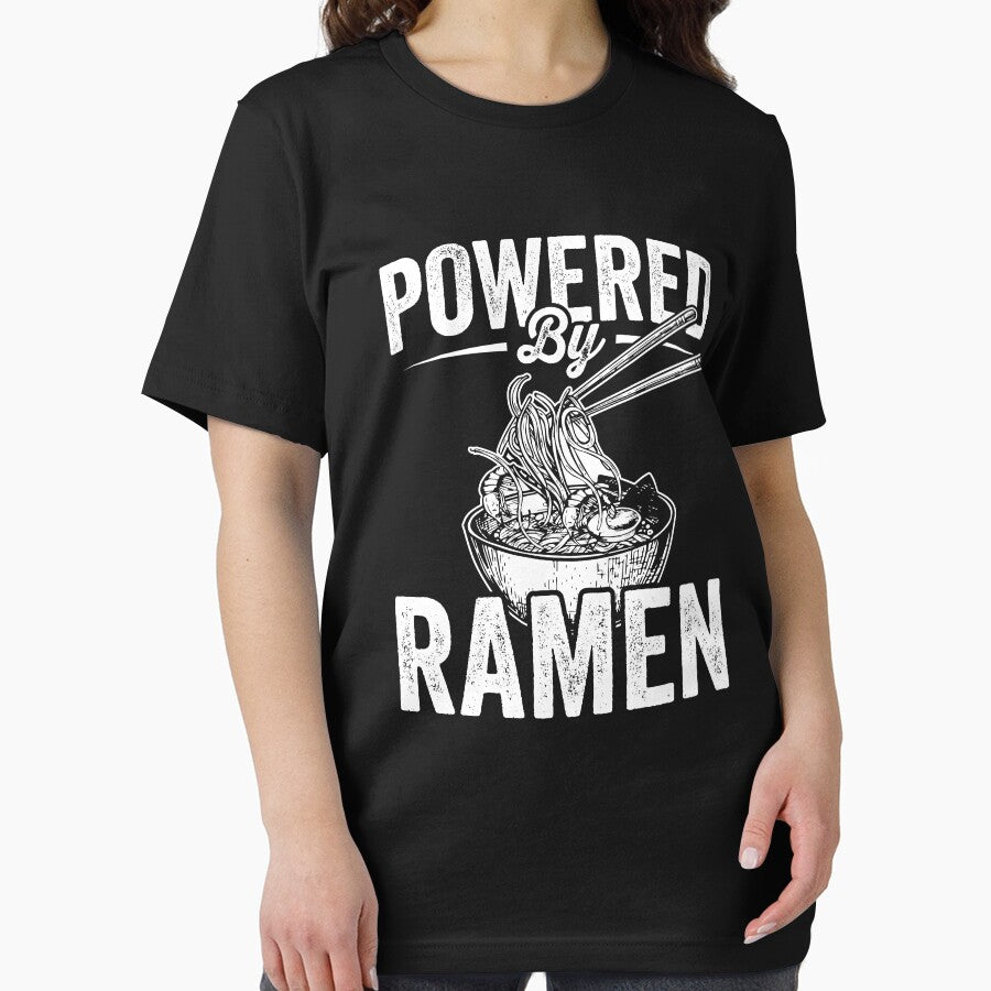 Powered By Ramen Shirt, Ramen Lover Shirt, Noodles Shirt, Noodle Lover Gift, Foodie Shirt, Gift For Foodie, Spicy Ramen Shirt, Japanese Food by aymob