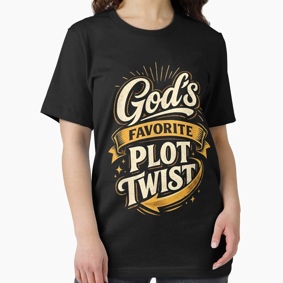 God's Favorite Plot Twist Faith Based Christian Inspirational Quote by ostenlee