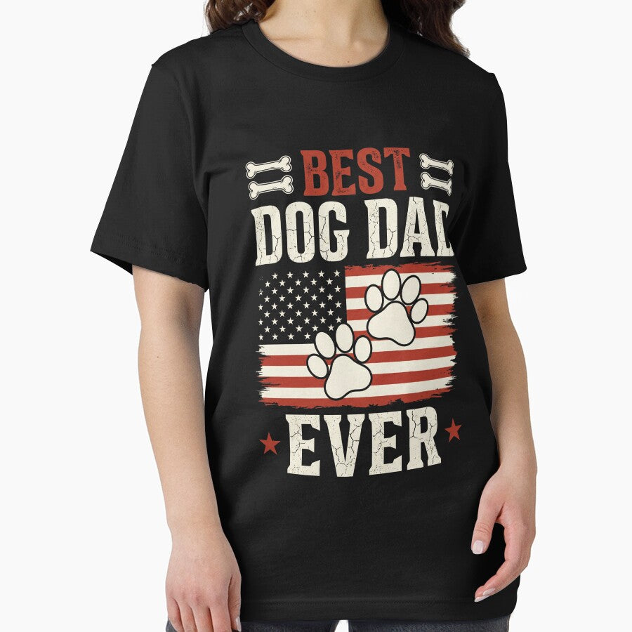 Best Dog Dad Ever American Pet Father Dog Owner by SofenArt