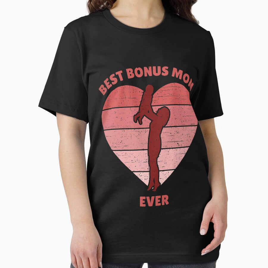 Best Bonus Mom Ever Heart by TKsTees