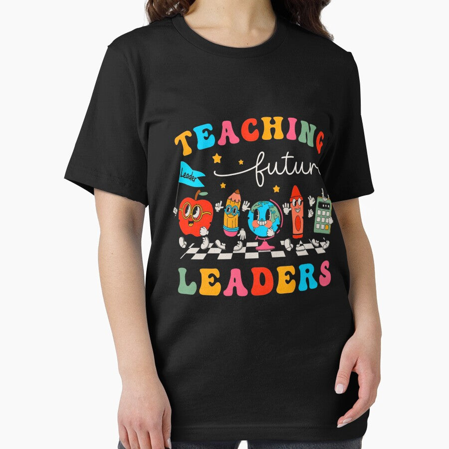 Teaching Future Leaders Colorful Teacher Classroom Art by flagylART
