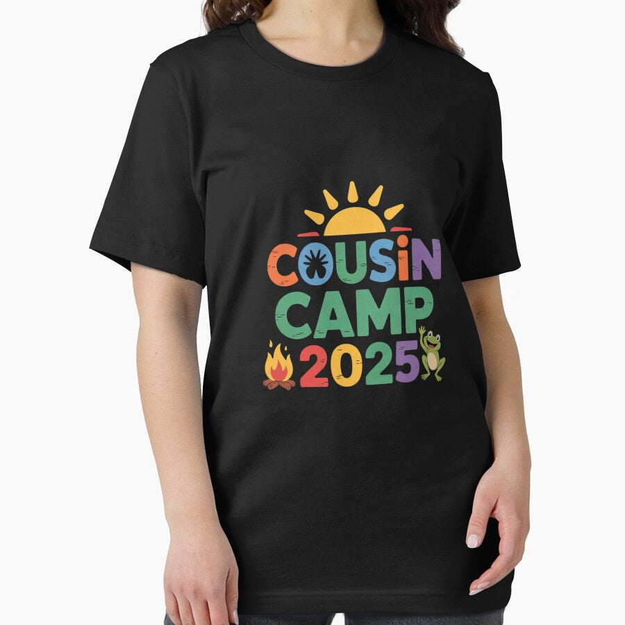 Womens Cousin Camp 2025 Family Vacation Summer Camping Crew by angolinnArt