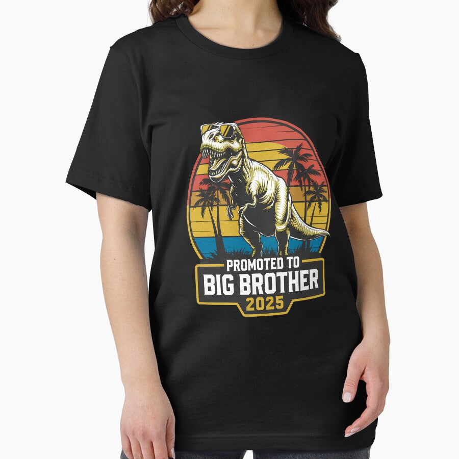 Promoted To Big Brother Est 2025 Dinosaur T-Rex by SlocifieShop