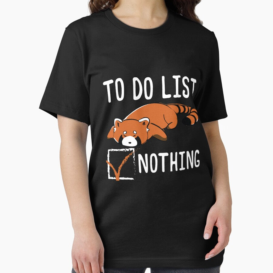 Red Panda To Do List Nothing Sleeping Lazy Red Panda Gear by DynamicDesign