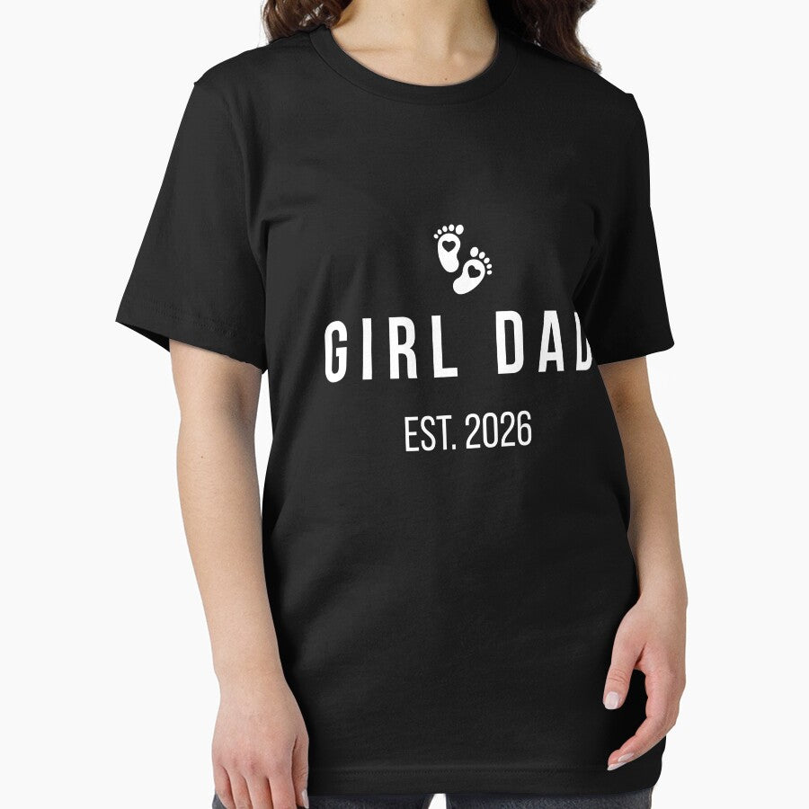 Girl Dad EST 2026 T-shirt by FestivityFinds