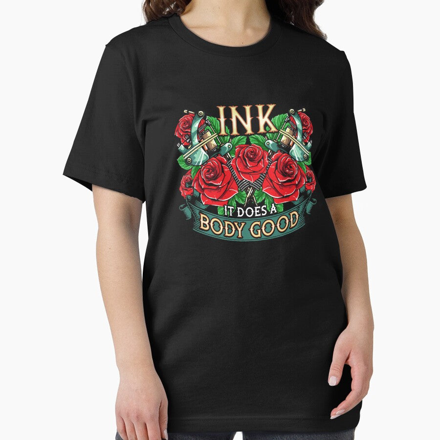 Funny Ink It Does A Body Good Tattoo Artist Pun by perfectpresents
