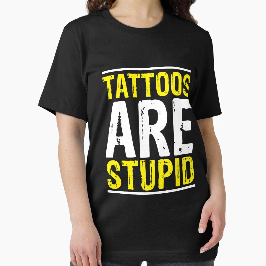 Tattoos Are Stupid Tattoo Artist Tattooing Joke Body Artist Gear by DynamicDesign