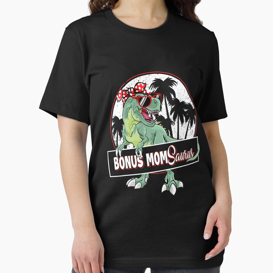 Bonus Mom Saurus T Rex Momsaurus Stepmom Matching Family T Shirt by RicharSayles