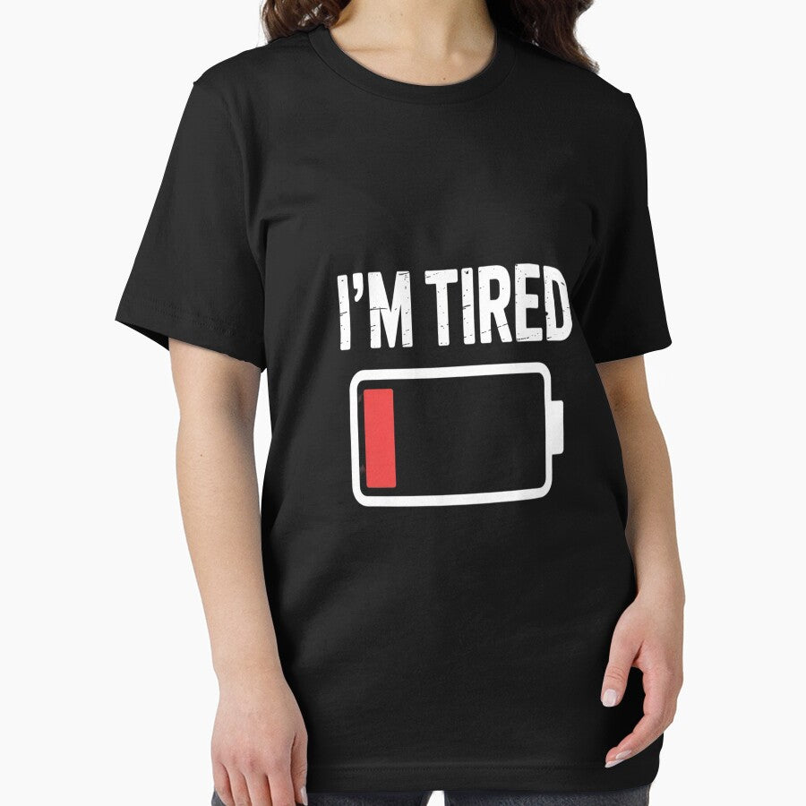 I'm Tired Low Battery T - Empty Phone Symbol by Lucaseinar