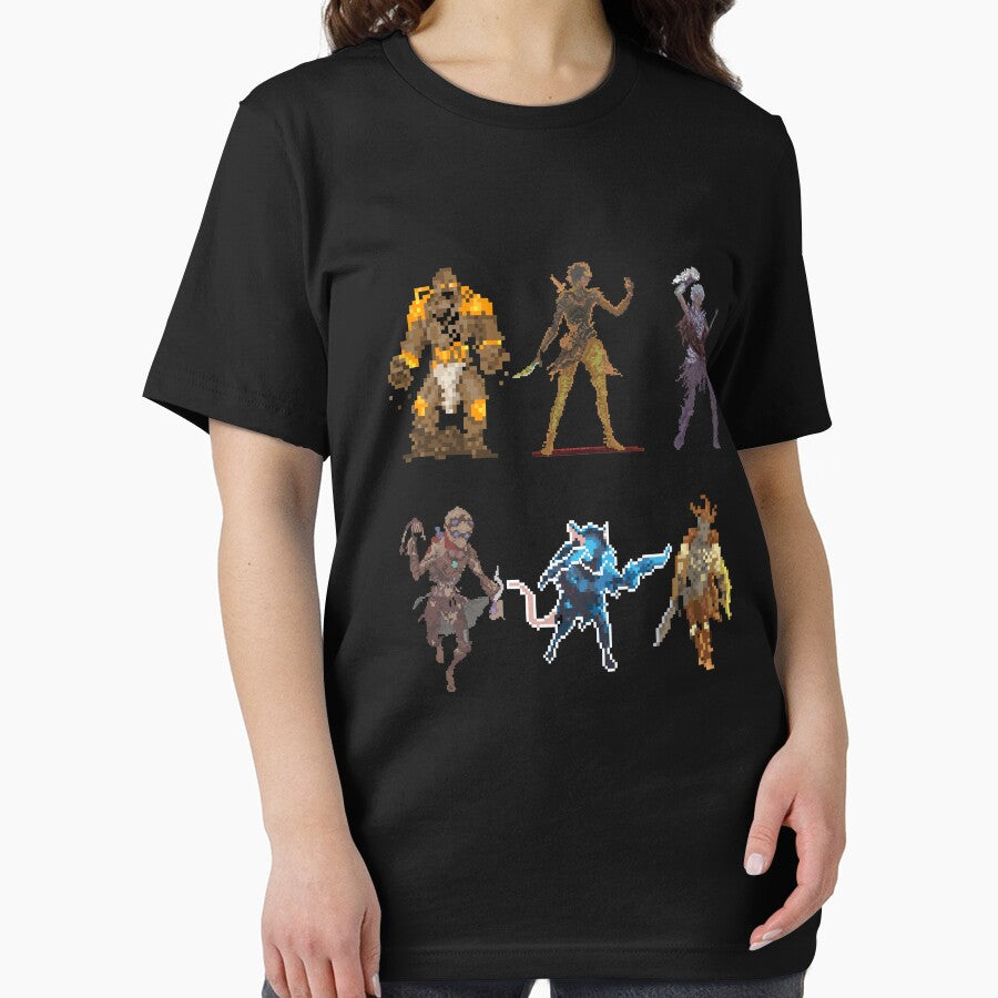 Gloomhaven Starter Characters Pixel Design - Board Game Inspired Graphic - Tabletop Gaming by MeepleDesign