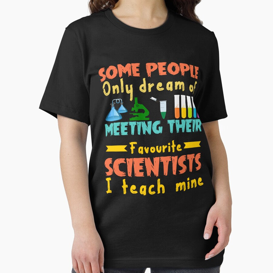 I Teach My Favourite Scientists Funny Teacher Appreciation Art by PixelWaveBD