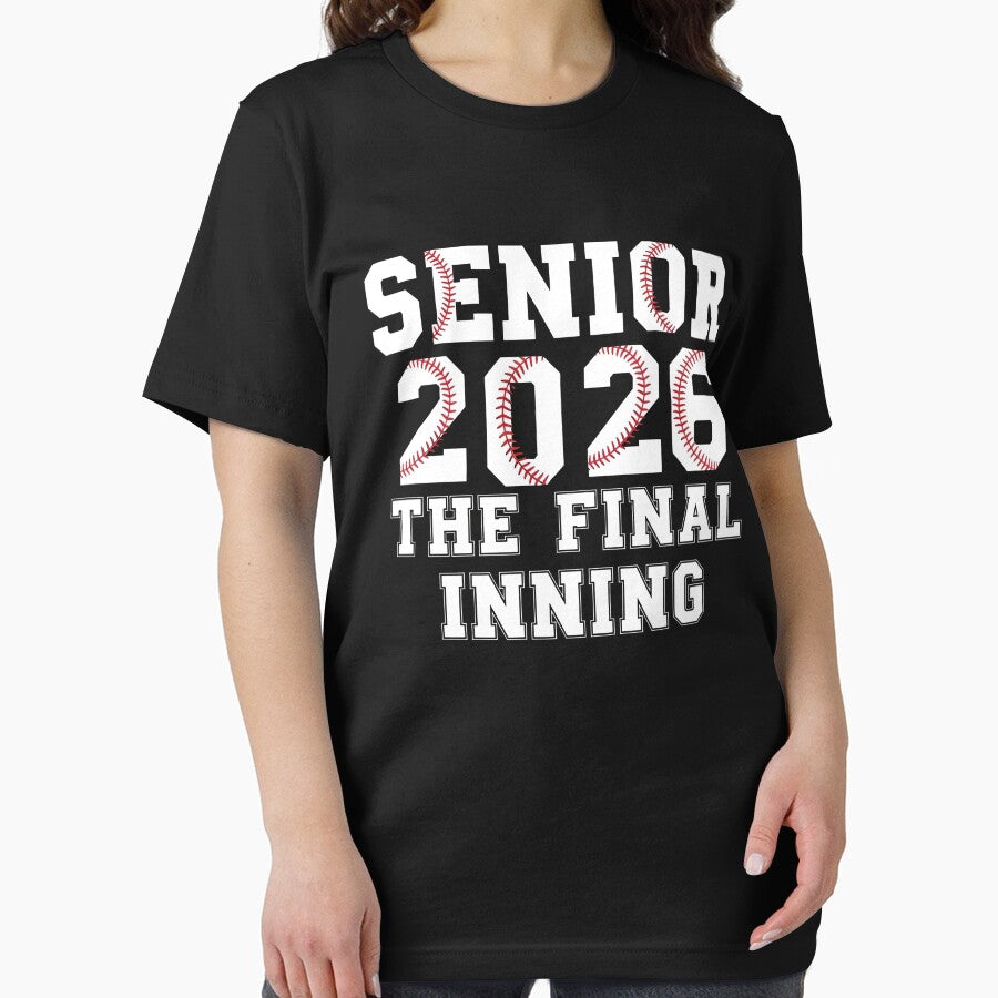 Retro Baseball Senior 2026 – The Final Inning Mom Dad Design by viectory