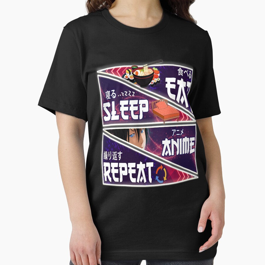Funny Eat Sleep Anime Repeat Kawaii Ramen Japanese Manga by Best Designer