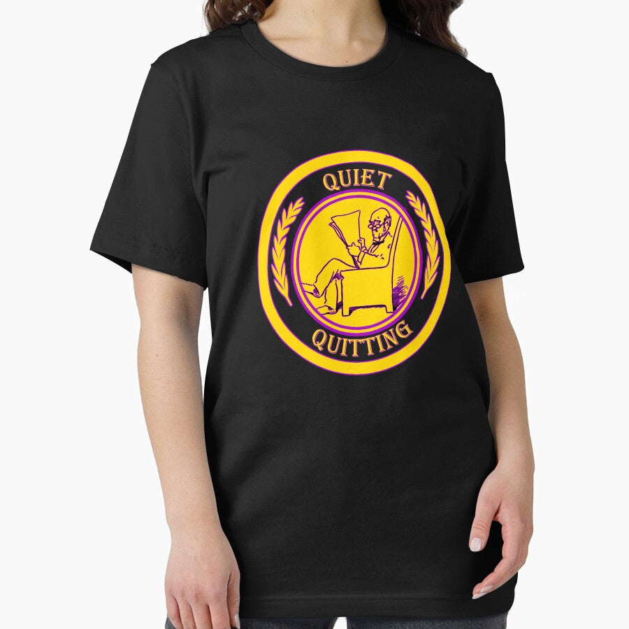 Quiet Quitting Pretending To Read - Chill Retro Design for T-shirts, iPhone Cases, Stickers and Other Accessories by Ridiculam Toga