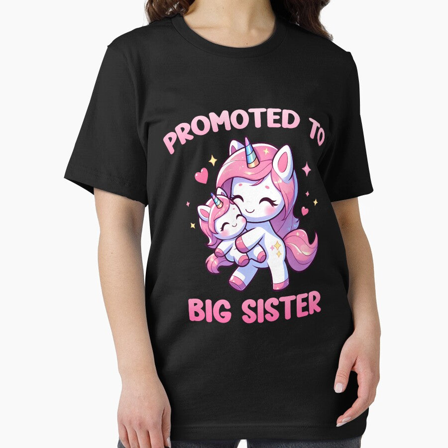 Promoted to Big Sister Unicorn Sisters Baby Announcement by Mini Pandas