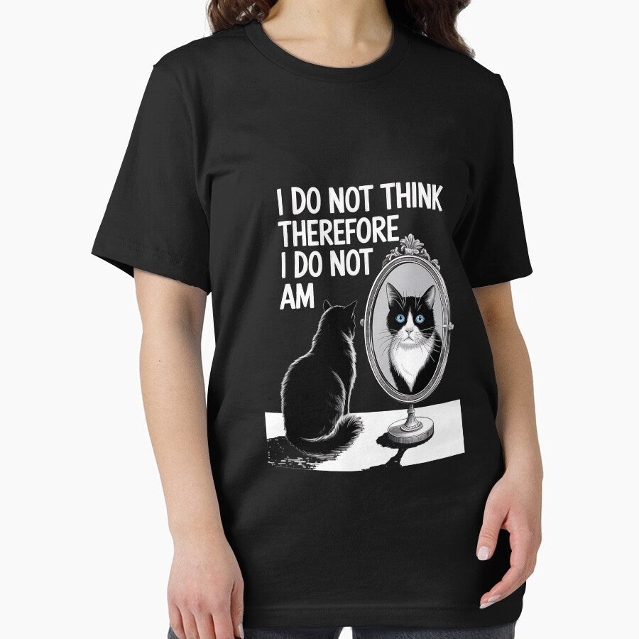I Do Not Think Therefore I Do Not Am Cat by MAKOPOKOShop