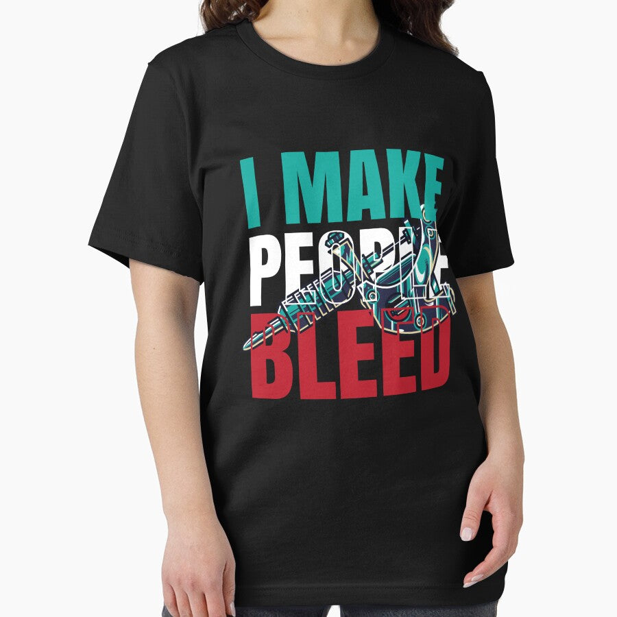 I Make People Bleed Tattoo Tattooed by MooonTees
