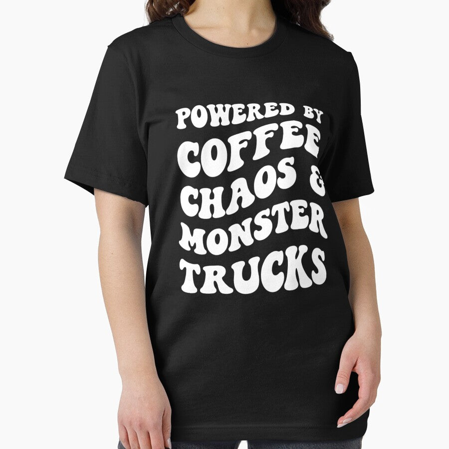 Powered By Coffee Chaos & Monster Trucks by krystalRomanart