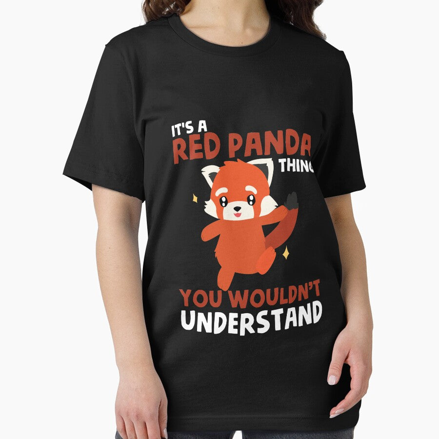 Red Panda T Shirt - You wouldn't Understand by themelonink