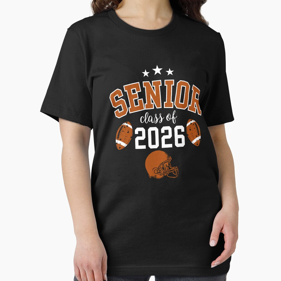 Football Lover Senior Class of 2026 Senior Graduation Football Player Gift by MouDantArts