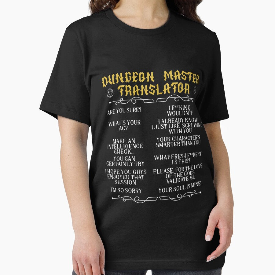 Gaming Master Tabletop Board Game RPG Gamer Gaming Dungeon T-Shirt by MCDOWELL1233
