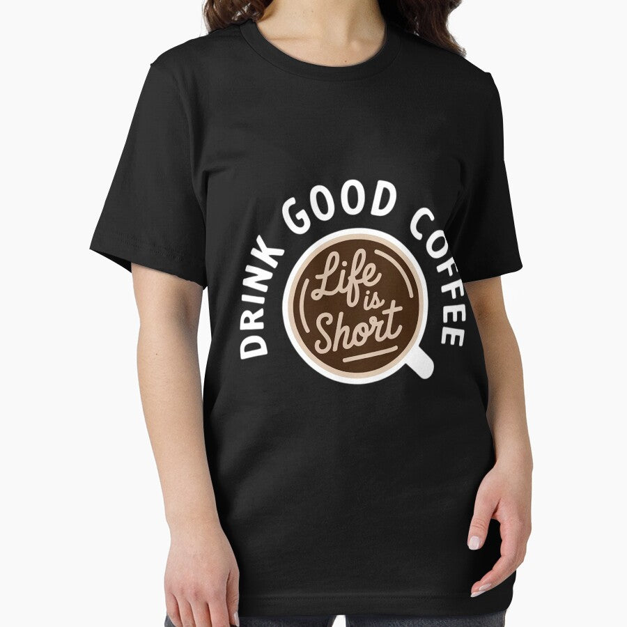 Life Is Short Drink Good Coffee Barista Cafe Coffee by LapFemile